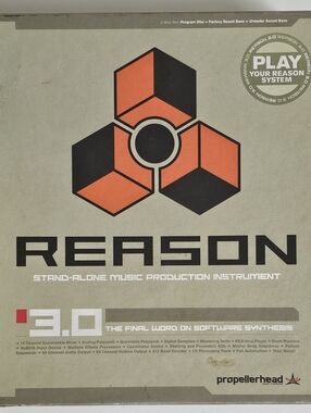 Propellerhead Reason 3.0 DAW Software DVD for Windows XP Mac OS X
